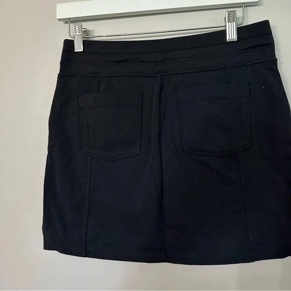 Athleta Black Zipper Front Tie Mini Skort Size XS GUC - Picture 9 of 9